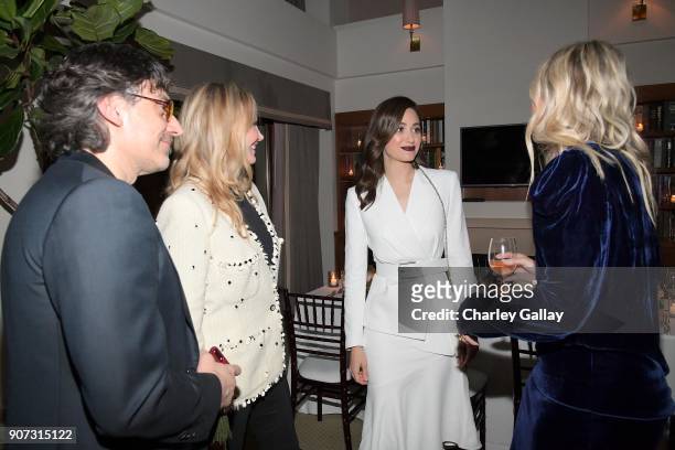 Giovanni Morelli, Susan Duffy, Emmy Rossum, and Laura Brown attend the Opening of Beverly Hills Boutique with a private VIP dinner hosted by Giovanni...