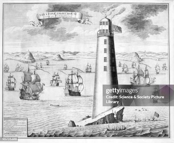 Engraving by H Hulsbergh after Isaac Sailmaker, published by H Overton. Designed by John Rudyerd in 1708 and completed in 1709, this 90 foot high oak...