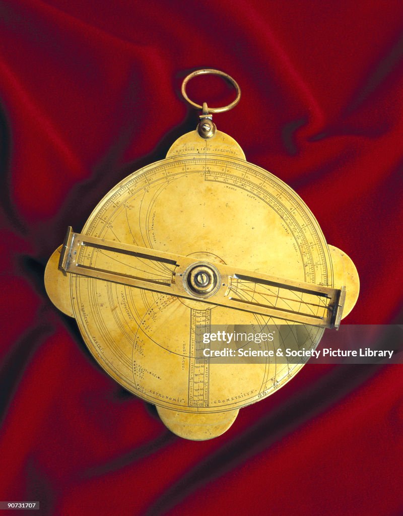 Star and sundial by Anthony Sneewins, 1681.