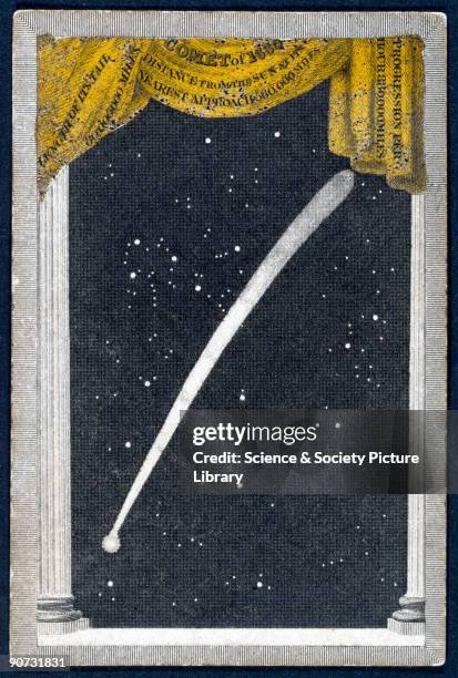 Painting. Comets are made up of a mixture of frozen water and gases and dust, and are relics left over from the formation of the Solar System. Most...