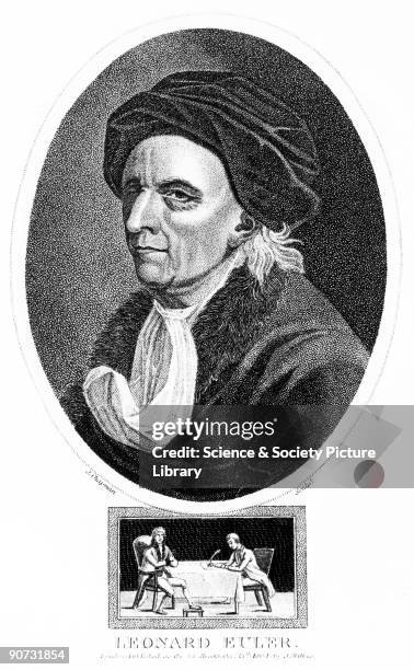 Engraving by J Chapman. Swiss-born Euler is possibly the most prolific mathematician of all time. He published over 800 books and papers on every...