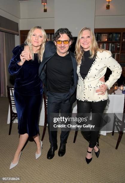 Laura Brown, Giovanni Morelli, and Susan Duffy attend the Opening of Beverly Hills Boutique with a private VIP dinner hosted by Giovanni Morelli,...