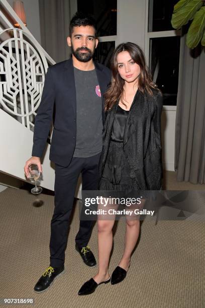 Alejandro Pineiro Bello and Ana de Armas attend the Opening of Beverly Hills Boutique with a private VIP dinner hosted by Giovanni Morelli, Stuart...