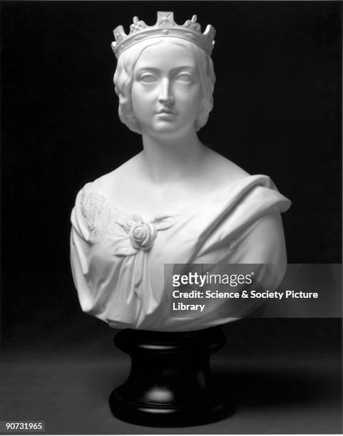 Parian-ware bust, after the marble by Durham RA 1855, manufactured by Brown-Westhead Moore Co of Queen Victoria . The only child of George III�s...