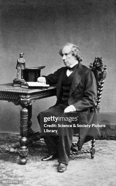 Carte de visite photograph of Sir George Gabriel Stokes , Irish mathematical physicist who contributed to fluid dynamics and made advances in the...