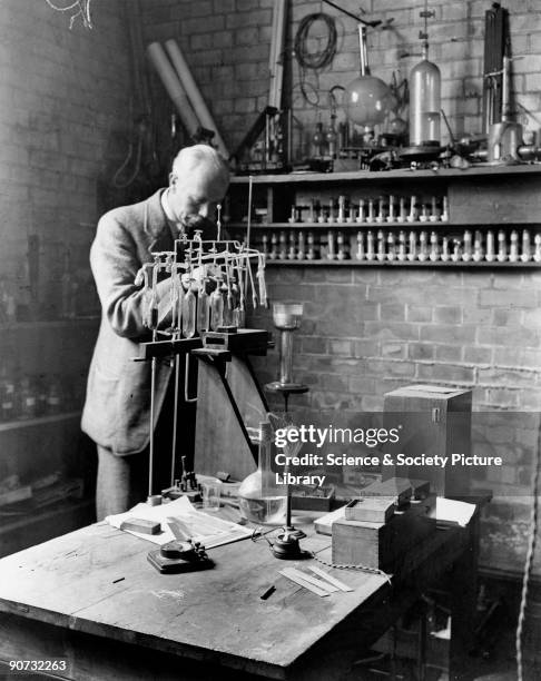 Francis William Aston, worked with J J Thomson at Cambridge University. In 1919 he devised a mass spectrograph which was able to separate atoms of...