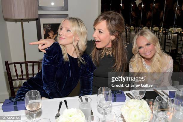 Laura Brown, Allison Janney, and Kristin Chenoweth attend the Opening of Beverly Hills Boutique with a private VIP dinner hosted by Giovanni Morelli,...