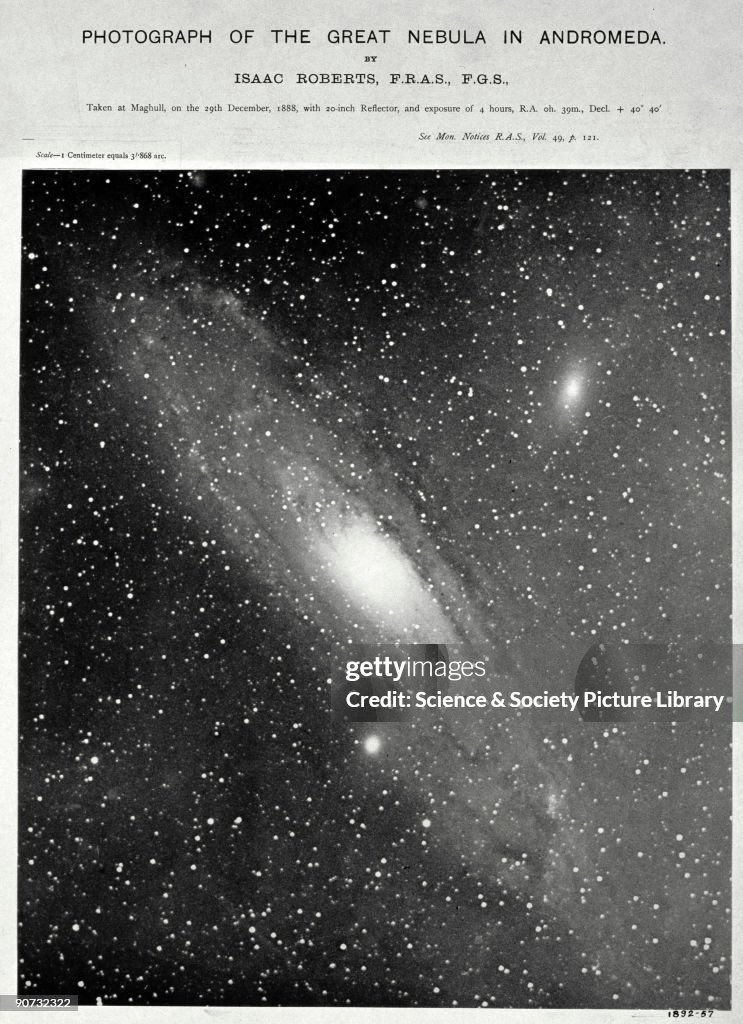 Andromeda Galaxy (M31), 29 December 1888.