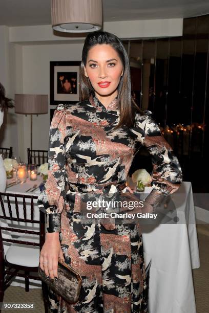 Olivia Munn attends the Opening of Beverly Hills Boutique with a private VIP dinner hosted by Giovanni Morelli, Stuart Weitzman Creative Director,...