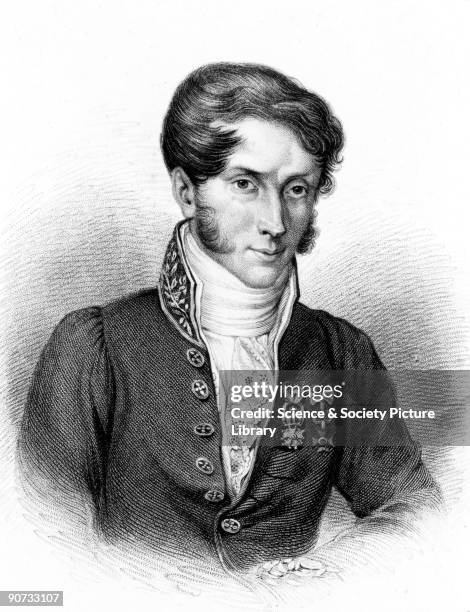 Engraving by R Cooper of Pierre-Charles-Francois Dupin . While still an undergraduate he discovered 'Dupin's cyclides'. On graduation in 1803 he...