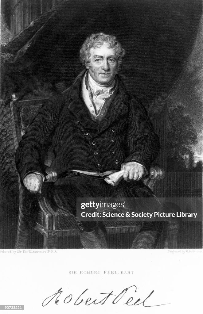 Sir Robert Peel, English manufacturer, early 19th century.