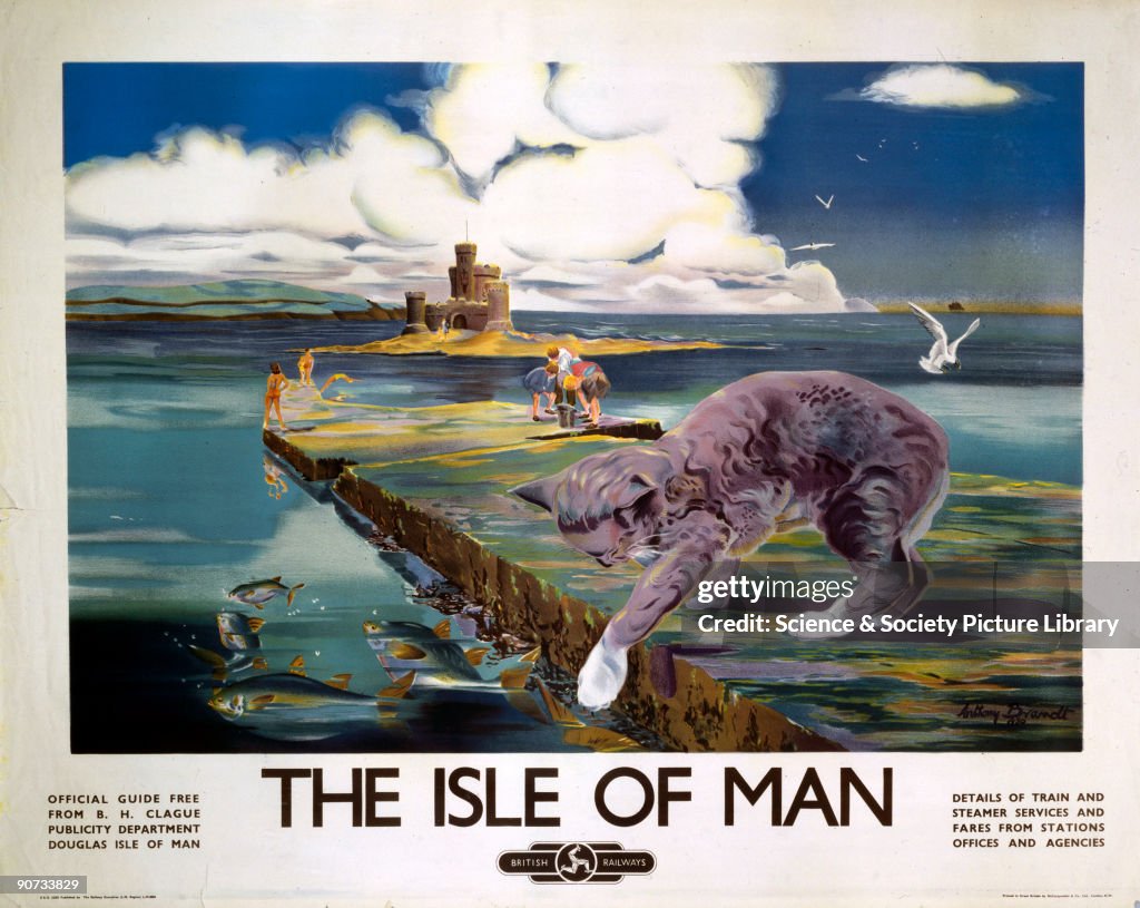 �The Isle of Man�, BR (LMR) poster, 1950.