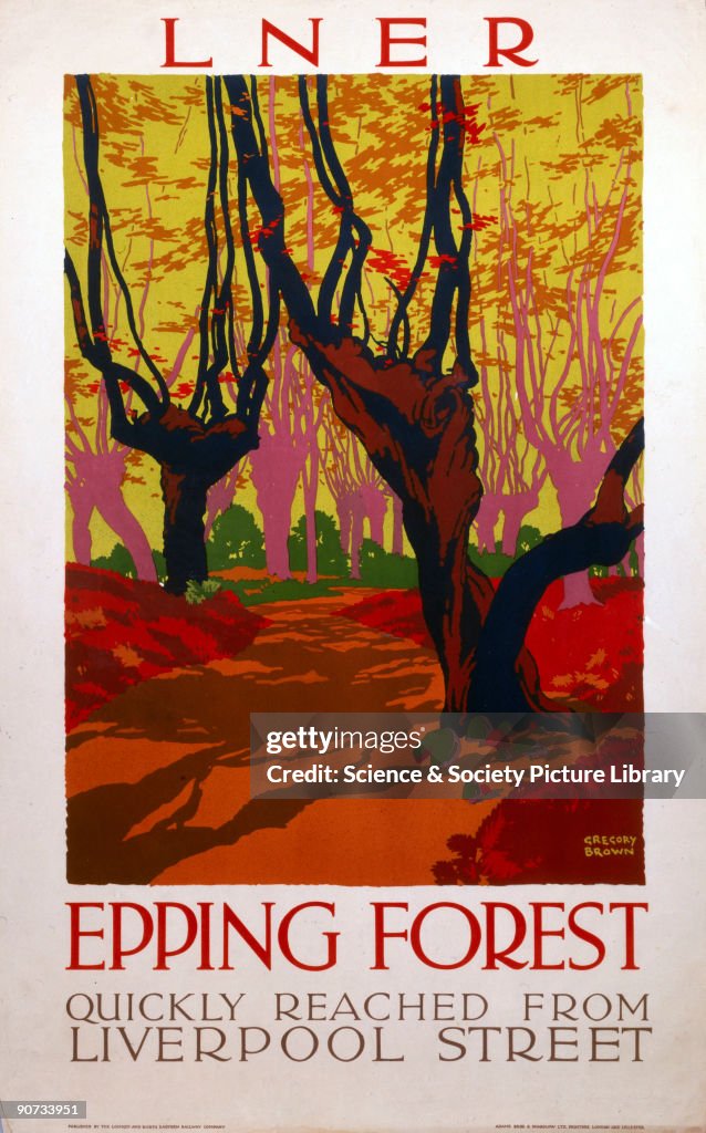 Epping Forest �, LNER poster, 1923-1947.