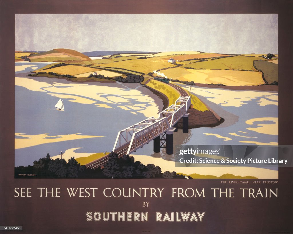 See the West Country from the Train, SR poster, 1947.