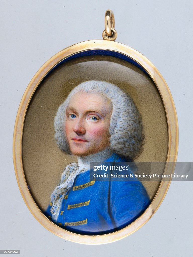 William Hunter, British anatomist and obstetrician, c 1740.