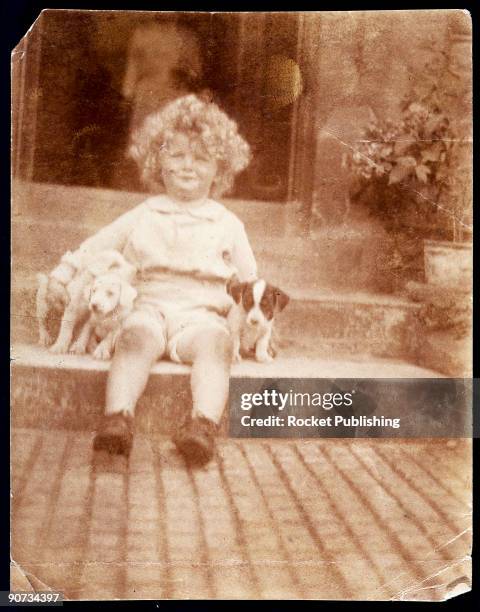 Arthur C Clarke aged c 3 years, c 1920. Clarke was to become a leading science fiction writer, following a period of work in scientific research....