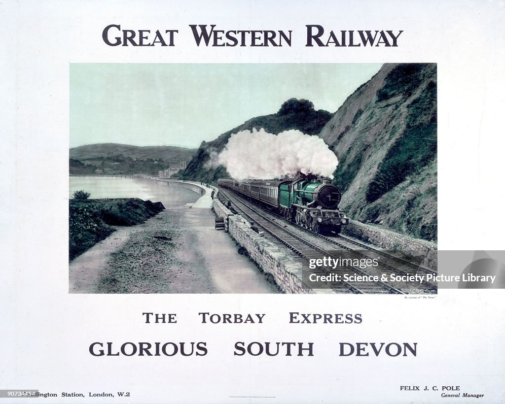 �The Torbay Express�, GWR poster, c 1920s.