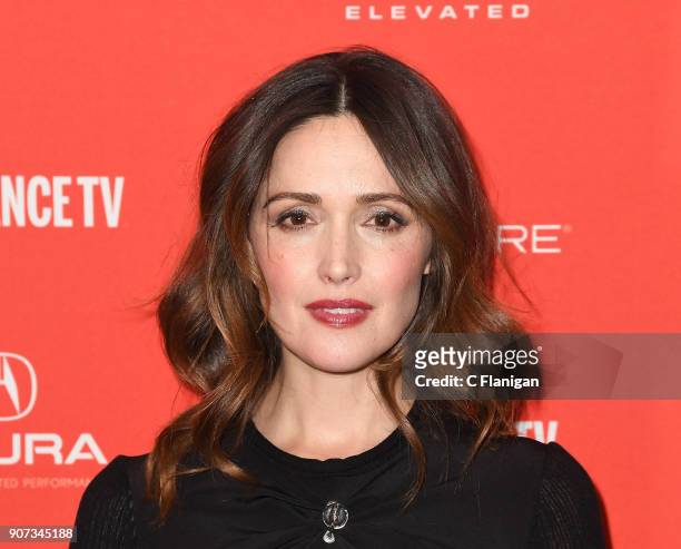 Actor Rose Byrne attends the 'Juliet, Naked' Premiere during the 2018 Sundance Film Festival at Eccles Center Theatre on January 19, 2018 in Park...