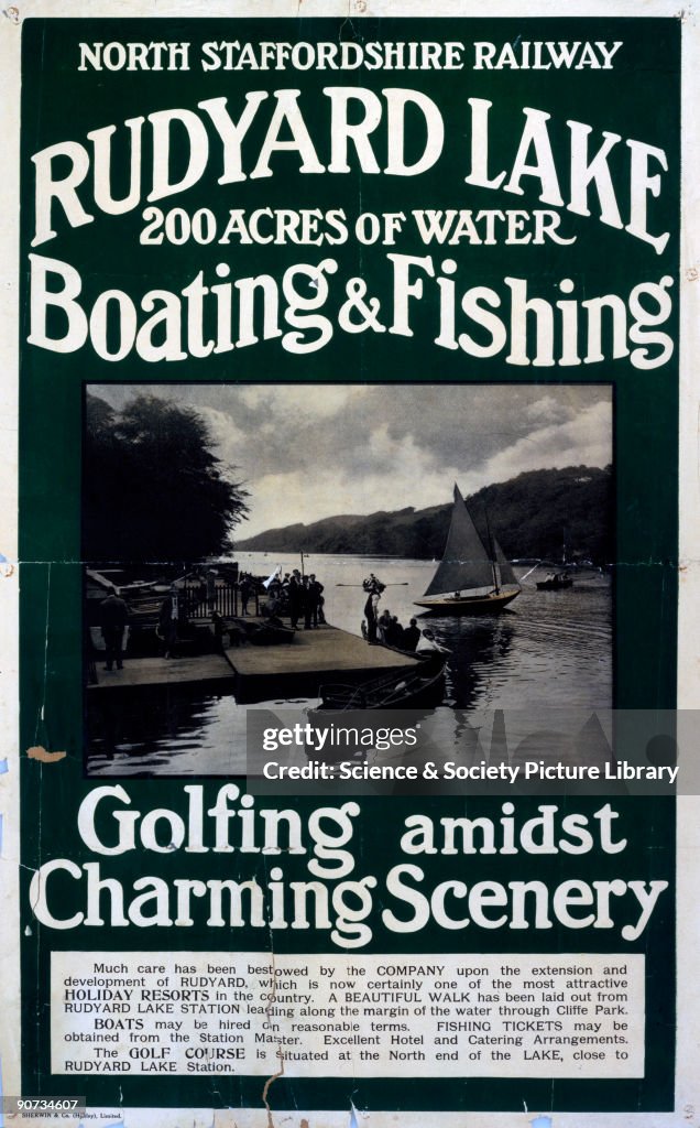 �Rudyard Lake�, NSR poster, 1900-1922.