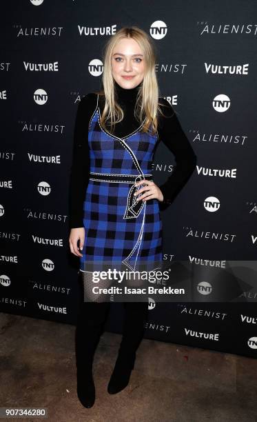 Dakota Fanning arrives at a screening of "The Alienist" presented by Vulture + TNT during Sundance Film Festival 2018 on January 19, 2018 in Park...
