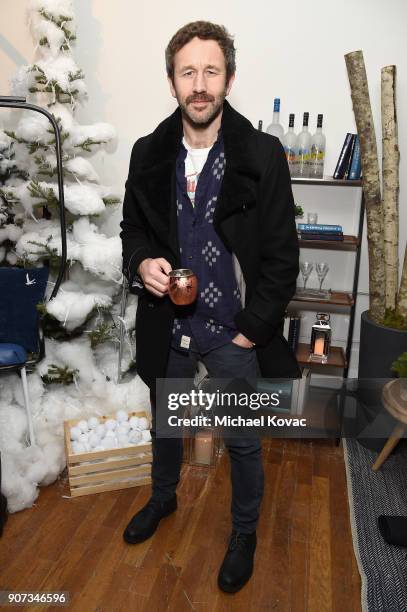 Actor Chris O'Dowd attends the "Juliet, Naked" after-party at the Grey Goose Blue Door during Sundance Film Festival on January 19, 2018 in Park...