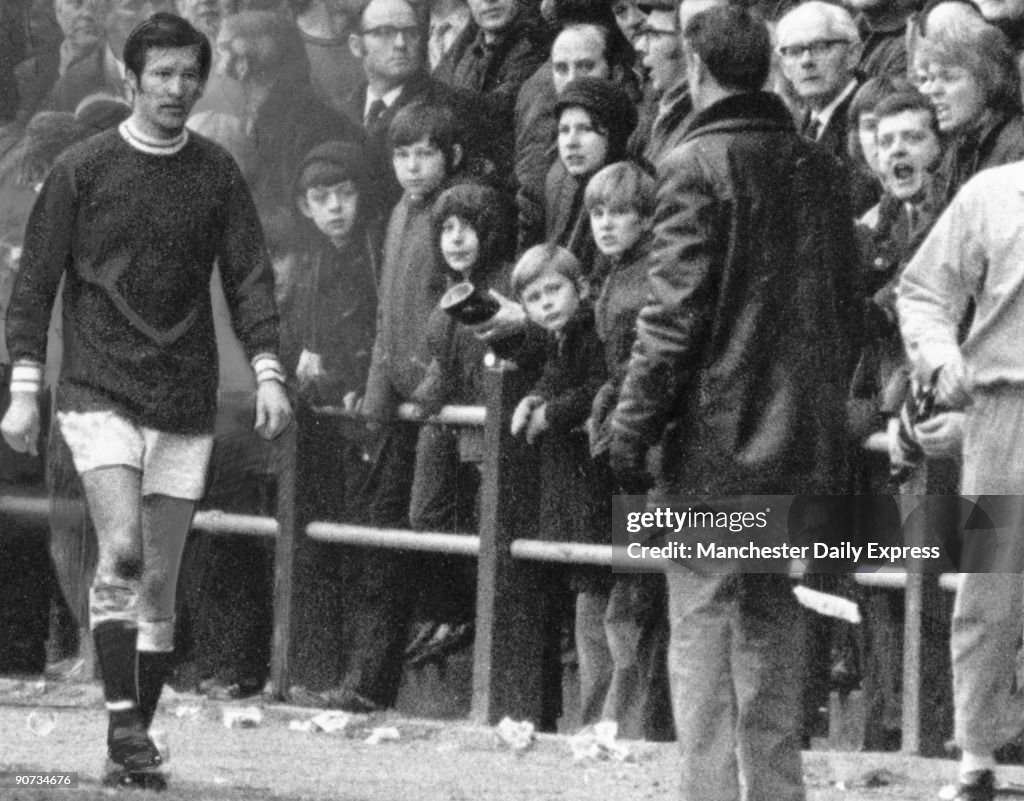 Alex Ferguson, Falkirk FC footballer, February 1972.