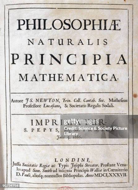 Book One of English physicist and mathematician Isaac Newton's 'Philosophiae Naturalis Principia Mathematica' applies the laws of motion to the...