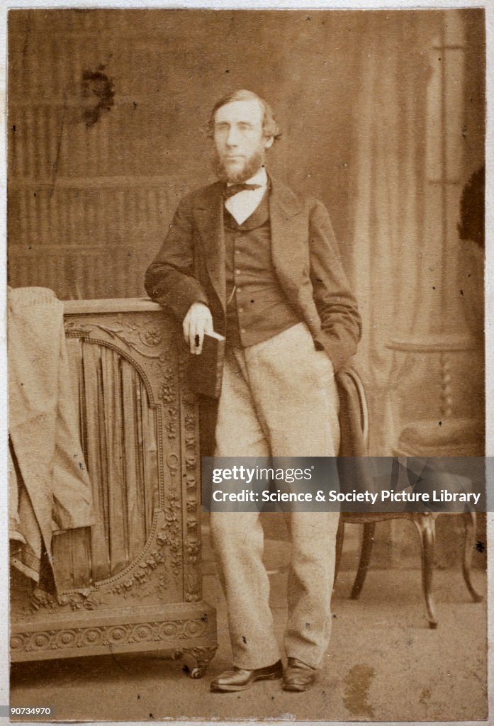 John Tyndall, Irish physicist, c 1860.
