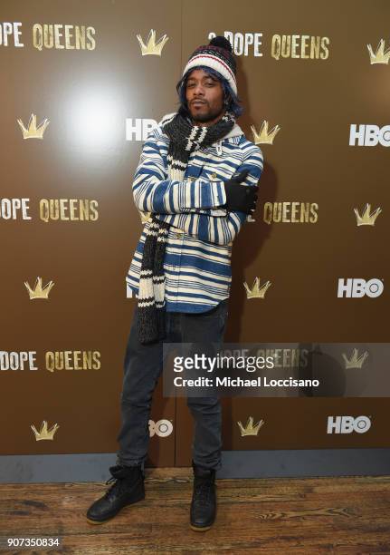 Actor Lakeith Stanfield attends HBO's "2 Dope Queens" Winter Soiree during Sundance at Riverhorse On Main on January 19, 2018 in Park City, Utah.