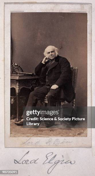 Signed carte-de-visite portrait of James Bruce, Lord Elgin . Elgin was the son of the seventh Earl of Elgin, best known for the 'Elgin marbles'. Lord...