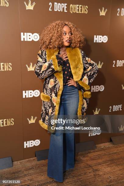 Actress Phoebe Robinson attends HBO's "2 Dope Queens" Winter Soiree during Sundance at Riverhorse On Main on January 19, 2018 in Park City, Utah.