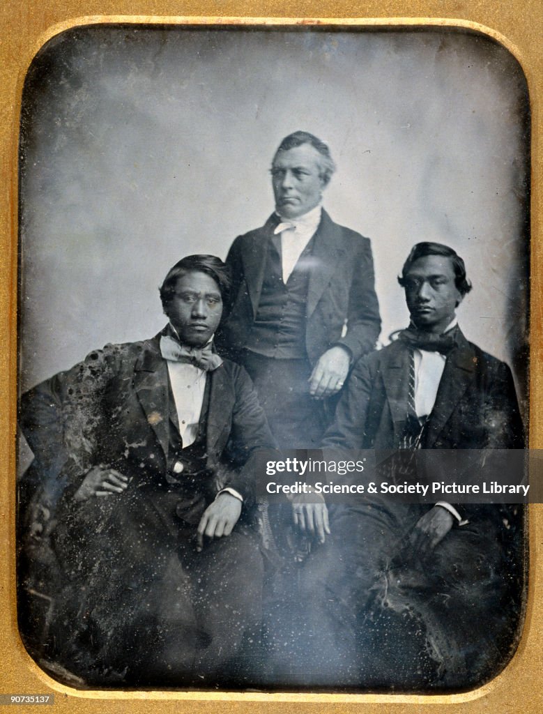 Two Hawaiian princes, May 1850.