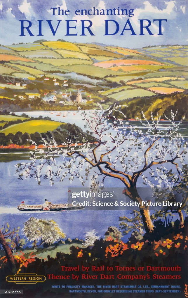 The Enchanting River Dart, BR poster, 1961.