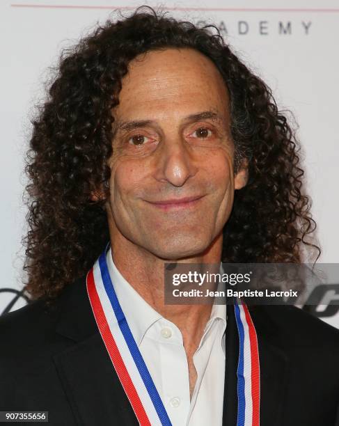Kenny G attends the 15th Annual Living Legends of Aviation Awards held at The Beverly Hilton Hotel on January 19, 2018 in Beverly Hills, California.