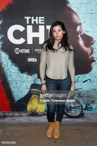 Actor Trace Lysette attends THE CHI Party presented by SHOWTIME and Amazon Channels at the IMDb Studio on January 19, 2018 in Park City, Utah.