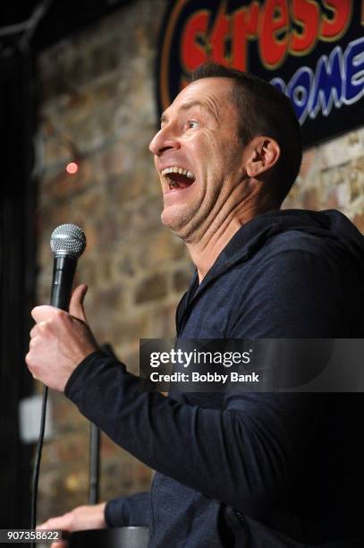 Ben Bailey performs at The Stress Factory Comedy Club on January 19, 2018 in New Brunswick, New Jersey.