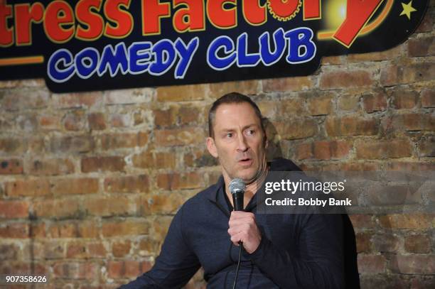 Ben Bailey performs at The Stress Factory Comedy Club on January 19, 2018 in New Brunswick, New Jersey.