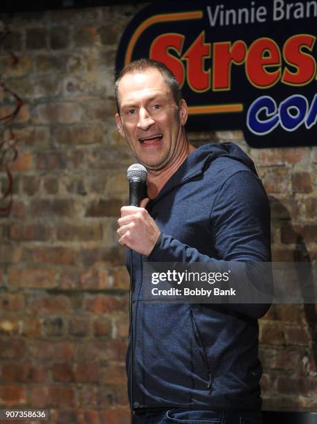 Ben Bailey performs at The Stress Factory Comedy Club on January 19, 2018 in New Brunswick, New Jersey.