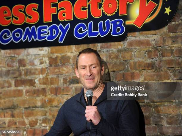 Ben Bailey performs at The Stress Factory Comedy Club on January 19, 2018 in New Brunswick, New Jersey.