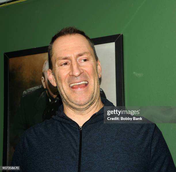 Ben Bailey backstage at The Stress Factory Comedy Club on January 19, 2018 in New Brunswick, New Jersey.