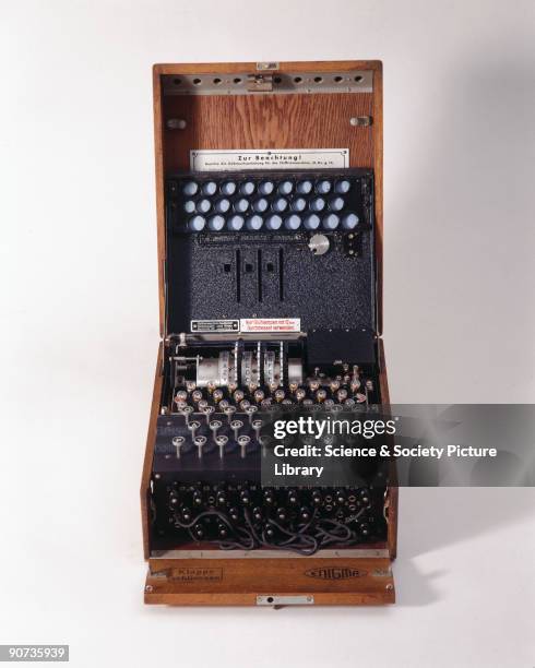 The Enigma machine was patented in 1918 by the German engineer Arthur Scherbius, and produced commercially from 1923. The German government,...