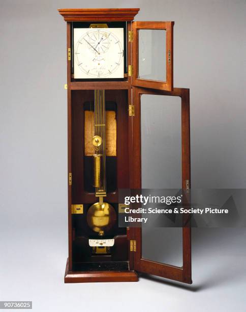 This clock is one of five made for the Royal Society in the 1760s by John Shelton of Shoe Lane, London. It measures sidereal time instead of solar...