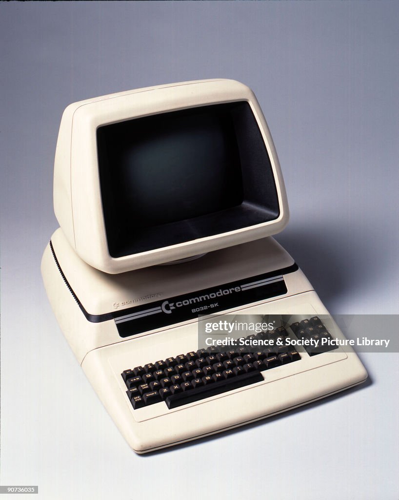 Commodore Pet personal computer, c 1980.