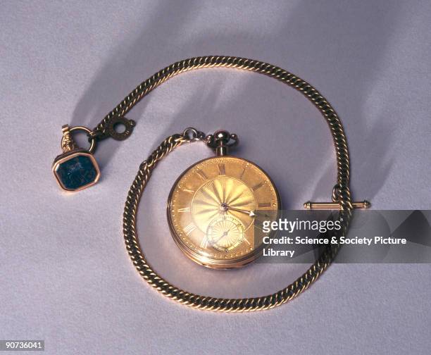 This gold repeater pocket watch was presented to Matthew Baillie by Queen Charlotte Sophia in 1811. Baillie was the Scottish physician and anatomist...