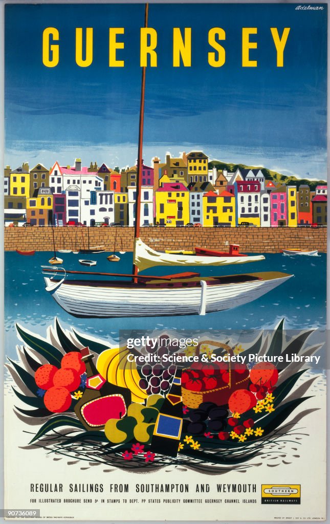 Guernsey BR (SR) poster, 1958.