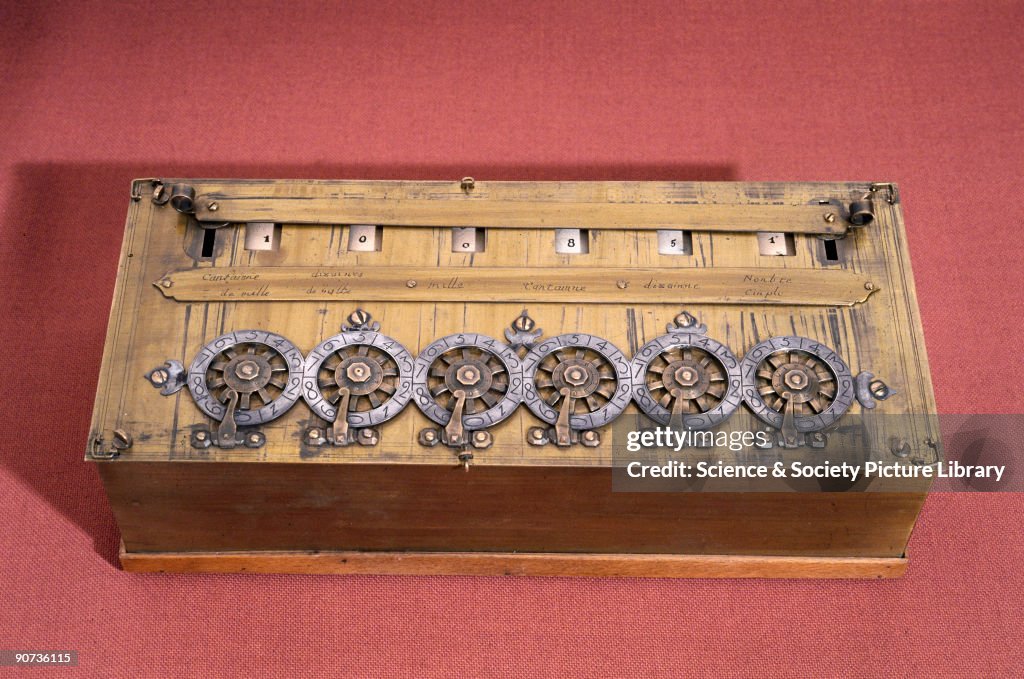 Pascal Adding Machine Reproduction Replica, made by E Rognon in 1926. Blaise Pascal , was France's most ...