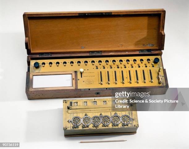 Blaise Pascal , was France's most celebrated mathematician and physicist. This calculator is an exact replica of an original calculating machine...