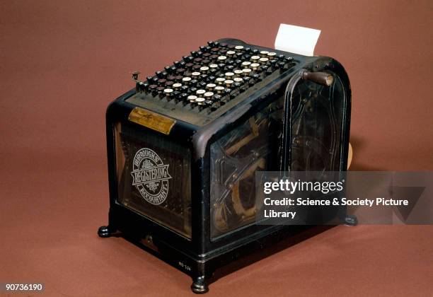 First Ever Adding Machine Burroughs Adding Machine Photos and Premium High Res Pictures - Getty ...