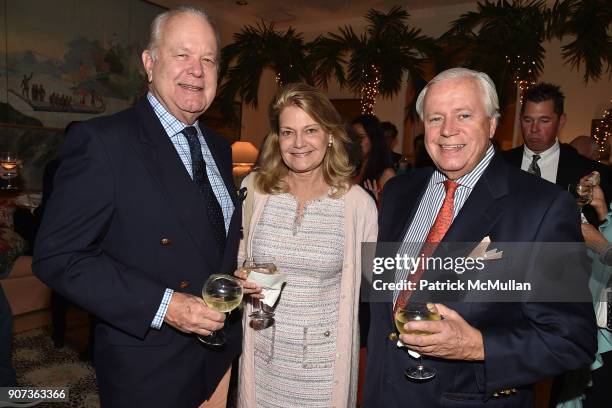 Averell Fisk, Kirsten Fisk and Jimmy Clark attend Mrs. Ava Roosevelt, philanthropist and author of The Racing Heart, hosts one hundred guests at her...