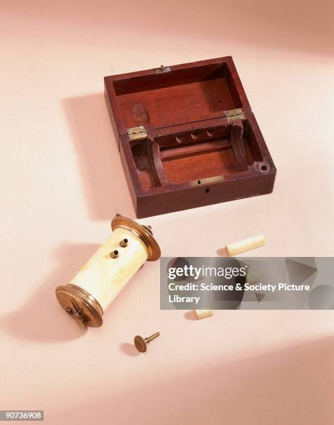 Microtome is used for cutting thin slices of specimen for microscopic investigation. Alexander Cumming, a clockmaker to George III, invented and made...